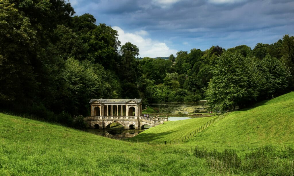 Palladian Bridge, in  Prior Park Landscape Garden